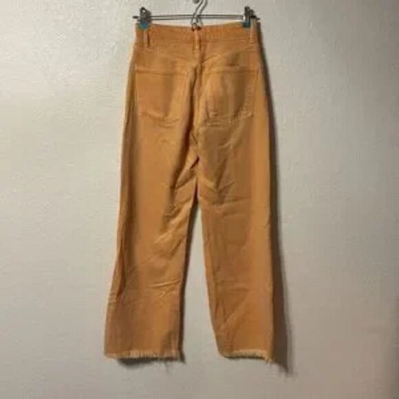Zara Raw Hem Wide Leg Jeans Size 4 - Picture 5 of 5